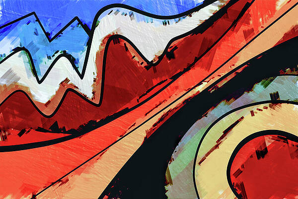 Vibrant Photograph - The Andes by Ursula Abresch