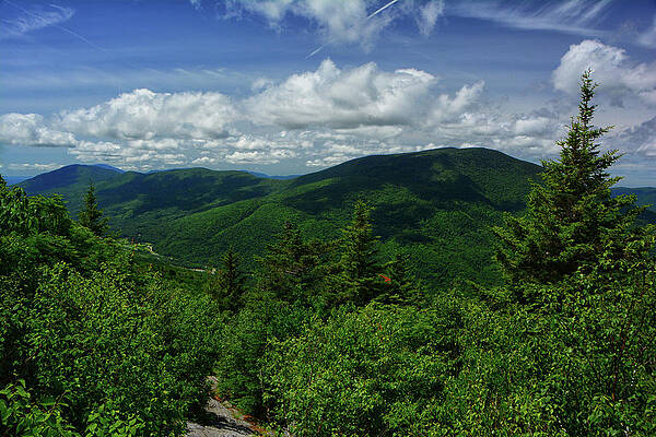 The Appalachian Trail And Long Trail From The Summit Of Baker Peak 4 Print