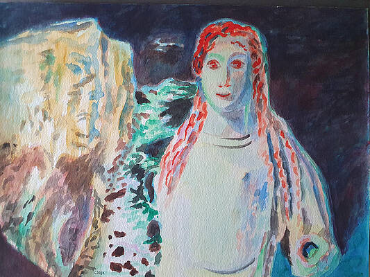 Wall Art featuring the painting The Awakening by Enrico Garff