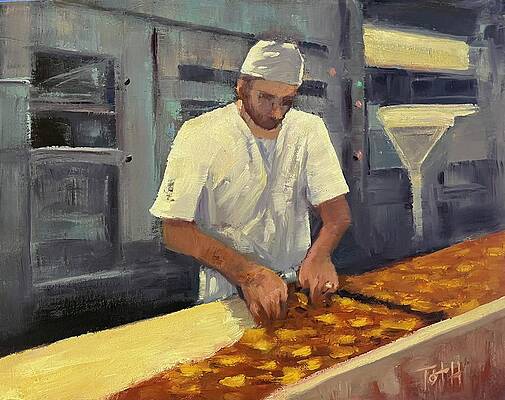 Painting - The Baker by Laura Toth