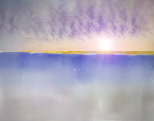 Wall Art featuring the mixed media The Beach by Alison Frank