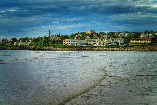 Maine Wall Art featuring the photograph The Beachmere by Penny Polakoff