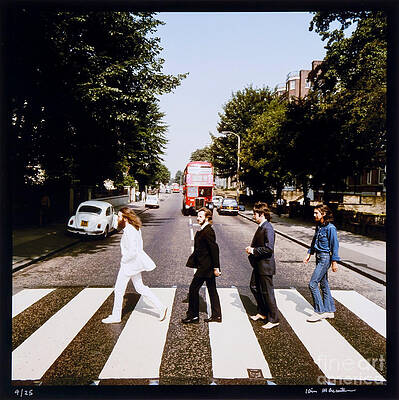 London Digital Art - The Beatles Abbey Road - Alternative #4 by Antonios Valamontes
