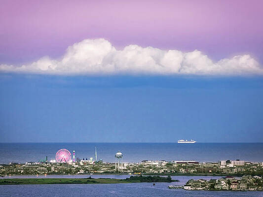 The Belt Of Venus Over Casino Pier Print