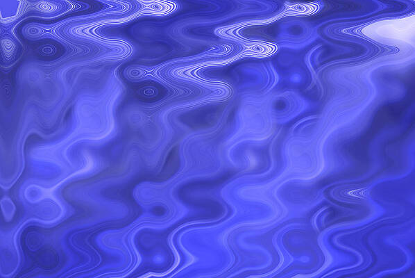 Photograph - The Blue Ripple Textured Background by Severija Kirilovaite