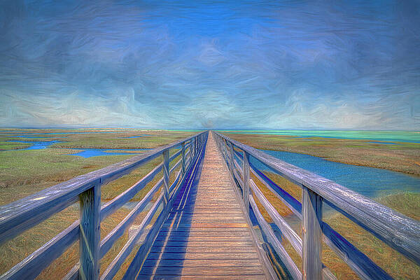 Massachusetts Wall Art featuring the photograph The Boardwalk by Penny Polakoff