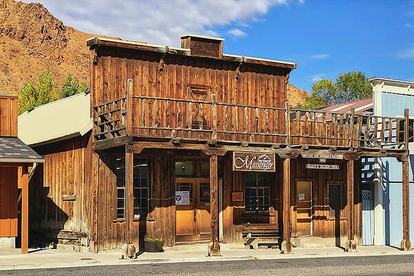 Architecture Photograph - The Challis Messenger Historic Building, Idaho by Tatiana Travelways