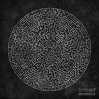 Unique Digital Art - The Circular Journey by Ema Paraschiv
