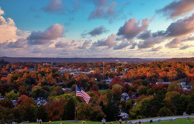 Mountain Wall Art featuring the photograph The City Of Parkersburg by Jonny D