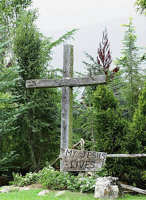 Wall Art featuring the photograph The Cross by Gina Fitzhugh