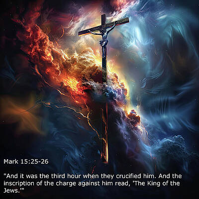 Digital Art - The Crucifixion The Passion Of Christ 1 by Gian Smith