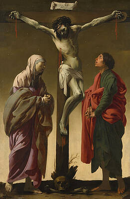 Crucifixion with Mary and John Wall Art