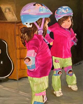 Painting - The Cutest Of Them All by Juliette Becker