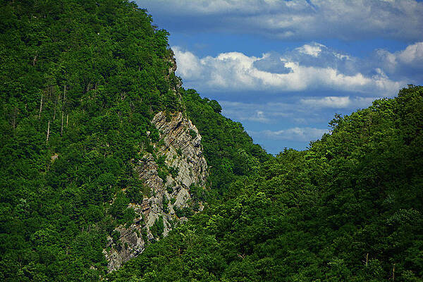 Wall Art featuring the photograph The Delaware Water Gap From Mount Minsi Notch by Raymond Salani III