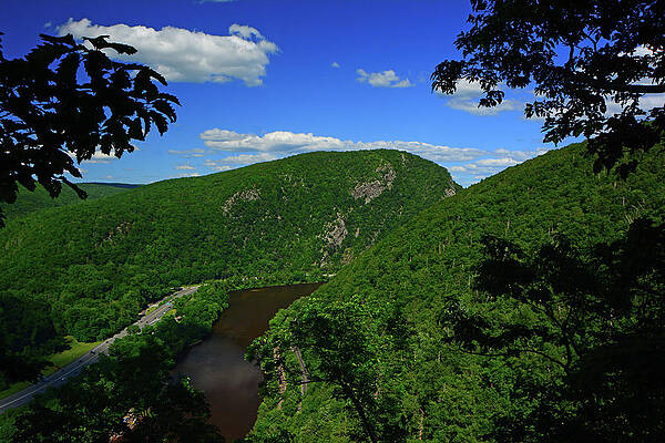Wall Art featuring the photograph The Delaware Water Gap From Mount Minsi by Raymond Salani III
