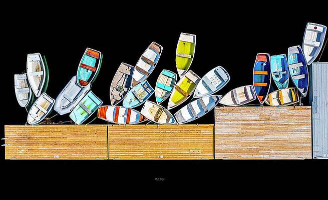 Maine Photograph - The Docks by Veterans Aerial Media LLC
