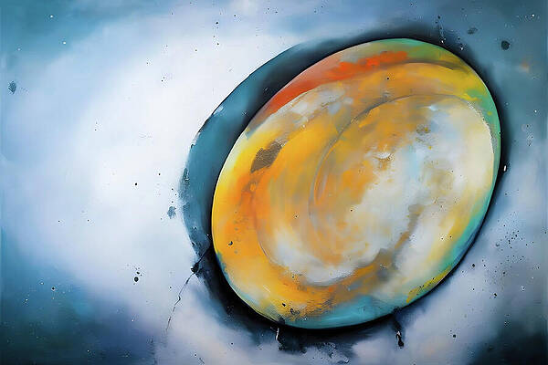 Color Wall Art featuring the digital art The Egg by Ursula Abresch