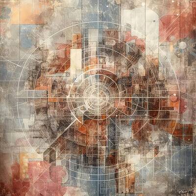 Intricate Digital Art - Mind Map by Colin Hardman