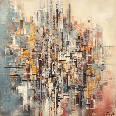 Intricate Digital Art - Urban Isolation by Colin Hardman
