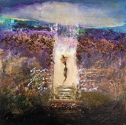 Textured Painting - The Endless Breath by Rodney Frederickson