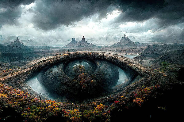 Tree Digital Art - The Eye Of God by Ron Weathers