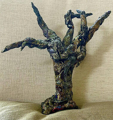 Intricate Tree Sculpture Wall Art