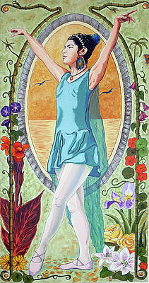 Wall Art featuring the painting The Farewell Dance by Francisco Gutierrez