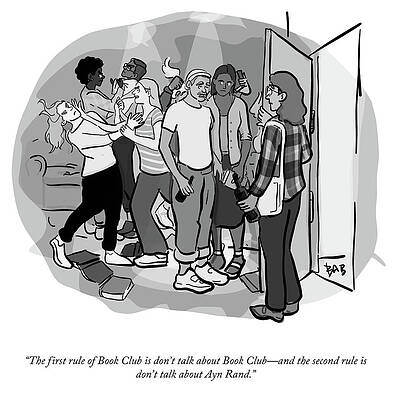 Limit Drawing - The First Rule Of Book Club by Brooke Bourgeois