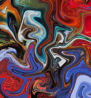 Colorful Wall Art featuring the digital art The Gaurdian by Ianto Thomas