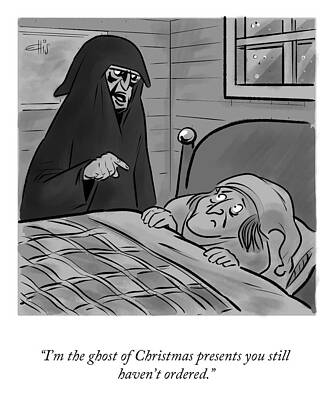 Future Drawing - The Ghost Of Christmas Presents by Ellis Rosen