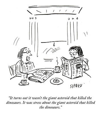 Humorous Science Cartoon Drawing