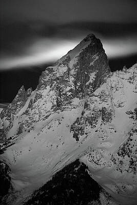 The Grand Teton at Night by Raymond Salani III