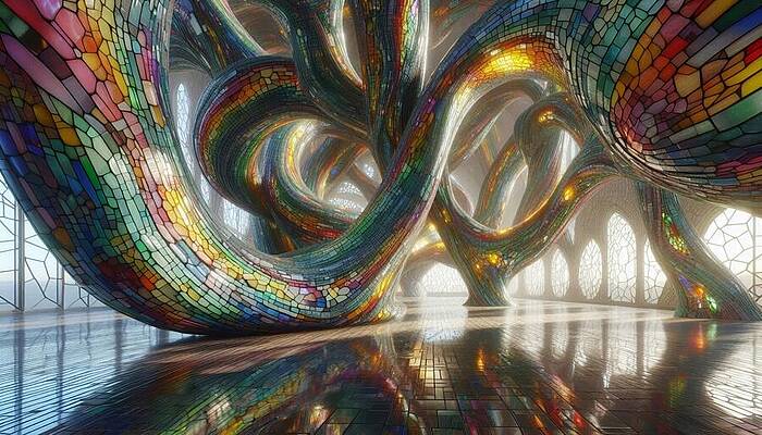 Intricate Digital Art - The Great Hall by Colin Hardman