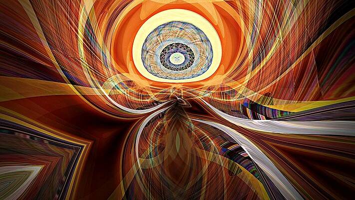 Wall Art featuring the digital art The Great Oracle by David Manlove