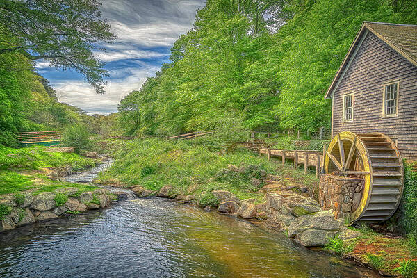 Rustic Photograph - The Grist Mill by Penny Polakoff