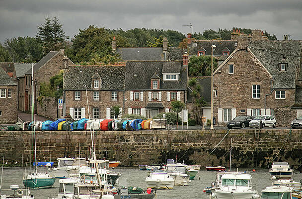 Wall Art featuring the photograph The Harbor Of Barfleur 1 by Lisa Chorny