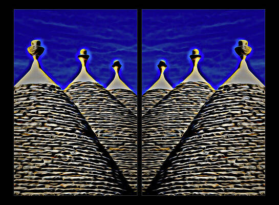 Dramatic Wall Art featuring the photograph The Hearts - Mystical by Elvira Peretsman