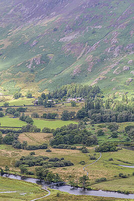 Photograph - The Hills Near Derwentwater by Francisco Ruiz Navas