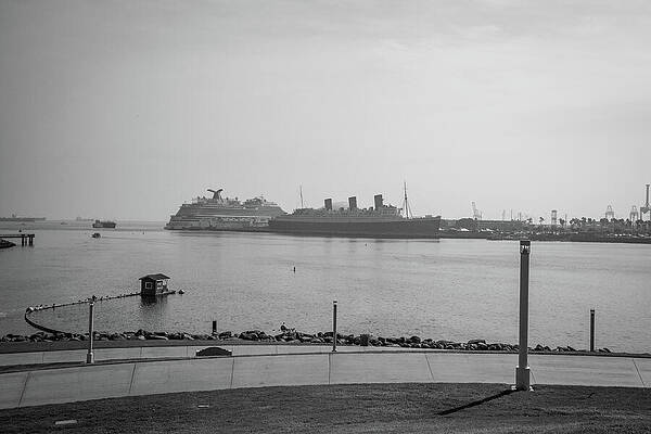 Cruise Ships in Harbor Wall Art