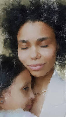 Painting - The Hug by Gary Arnold