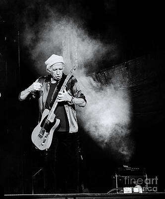 Keith Richards Wall Art featuring the photograph The Human Riff by La Dolce Vita