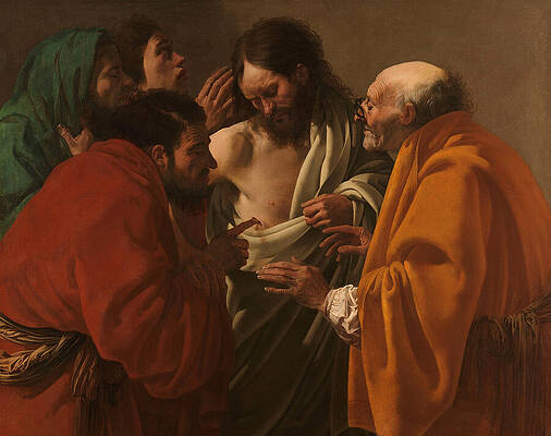 Doubting Thomas and the Apostles Wall Art