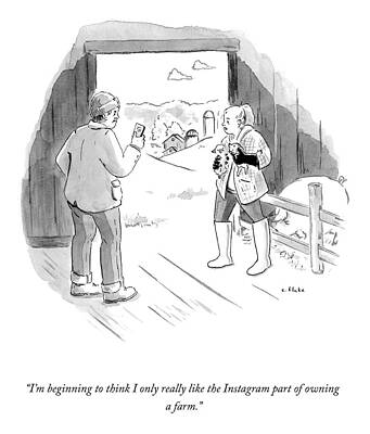 Farm Life and Instagram Drawing