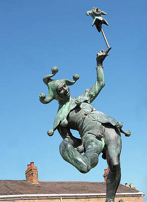 Wall Art featuring the photograph The Jester At Stratford-Upon-Avon by Joe Schofield