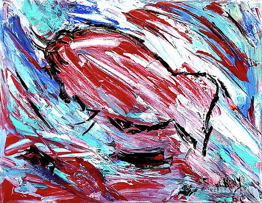 Wall Art featuring the painting The Journey Begins #4 by Eileen Kelly