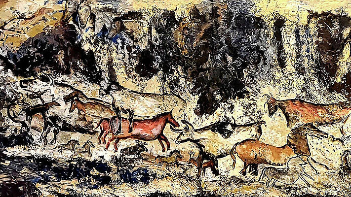 Wall Art featuring the painting The Journey Within Piece #2 by Eileen Kelly