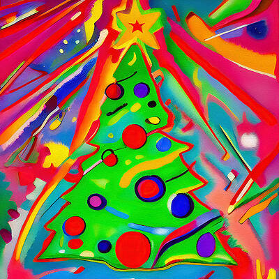 Wall Art featuring the digital art The Joy Of Christmas by Tatiana Travelways