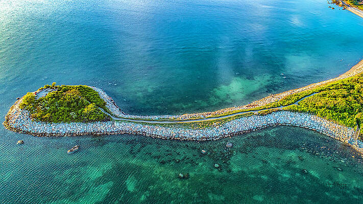 Seascape Photograph - The Kob by Veterans Aerial Media LLC