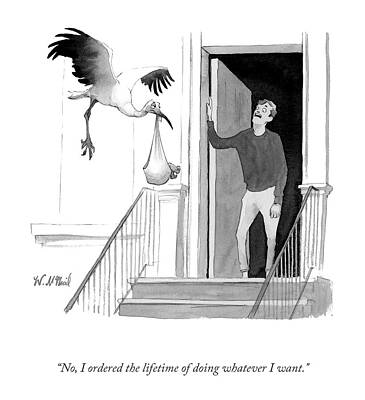 Man Receives Unexpected Delivery Drawing