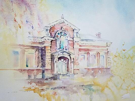 Wall Art featuring the painting The Light Of Learning by Amanda Amend